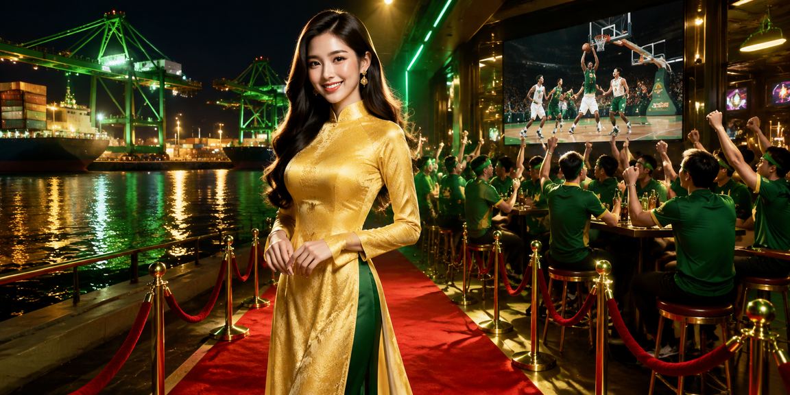 Người hâm mộ bóng rổ và cá cược thể thao tại Hải Phòng trong trang phục truyền thống